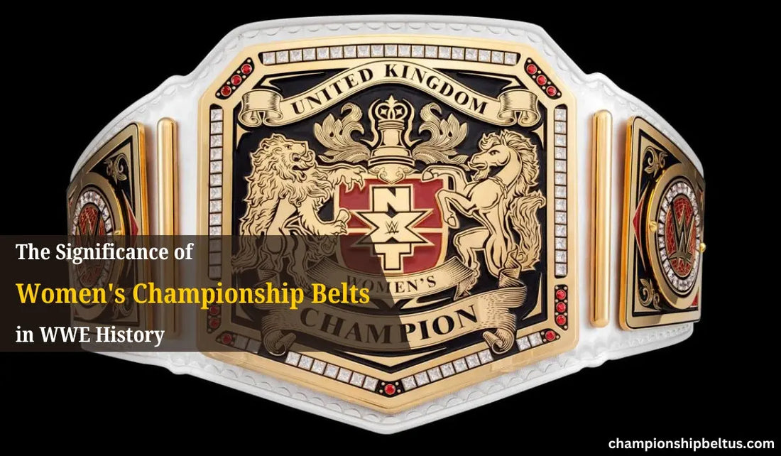 Women's championship belts in WWF history symbolize empowerment and recognition of female athletes' contributions to wrestling.