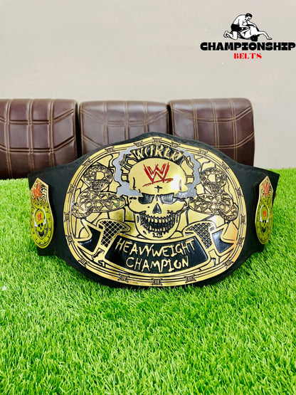 Smoking Skull Snake Skin Heavyweight Championship Replica title Belt
