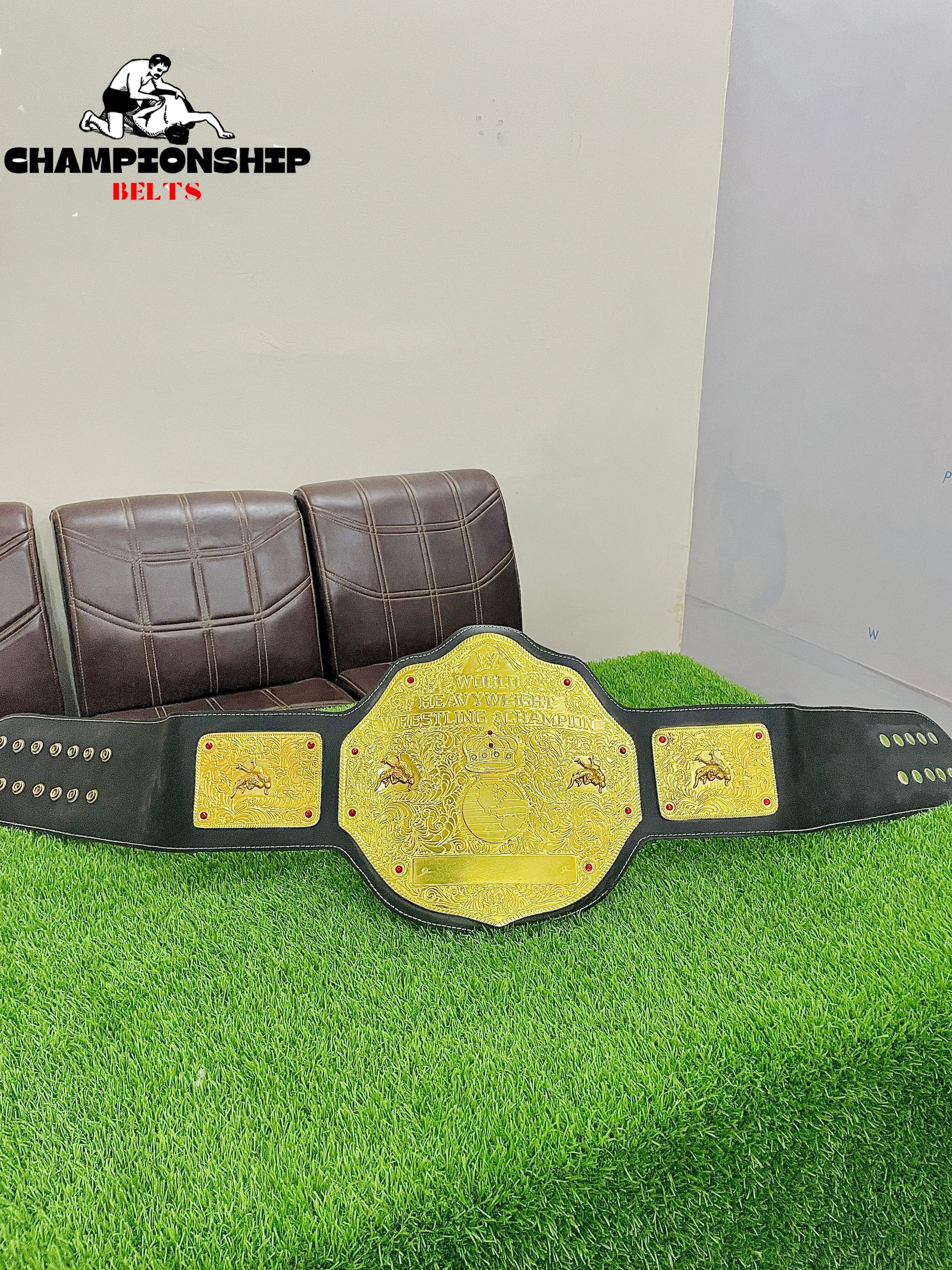Big Gold Heavyweight Championship Replica title Belt