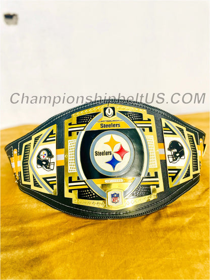 Pittsburgh Steelers Legacy Replica Wrestling Title Belt