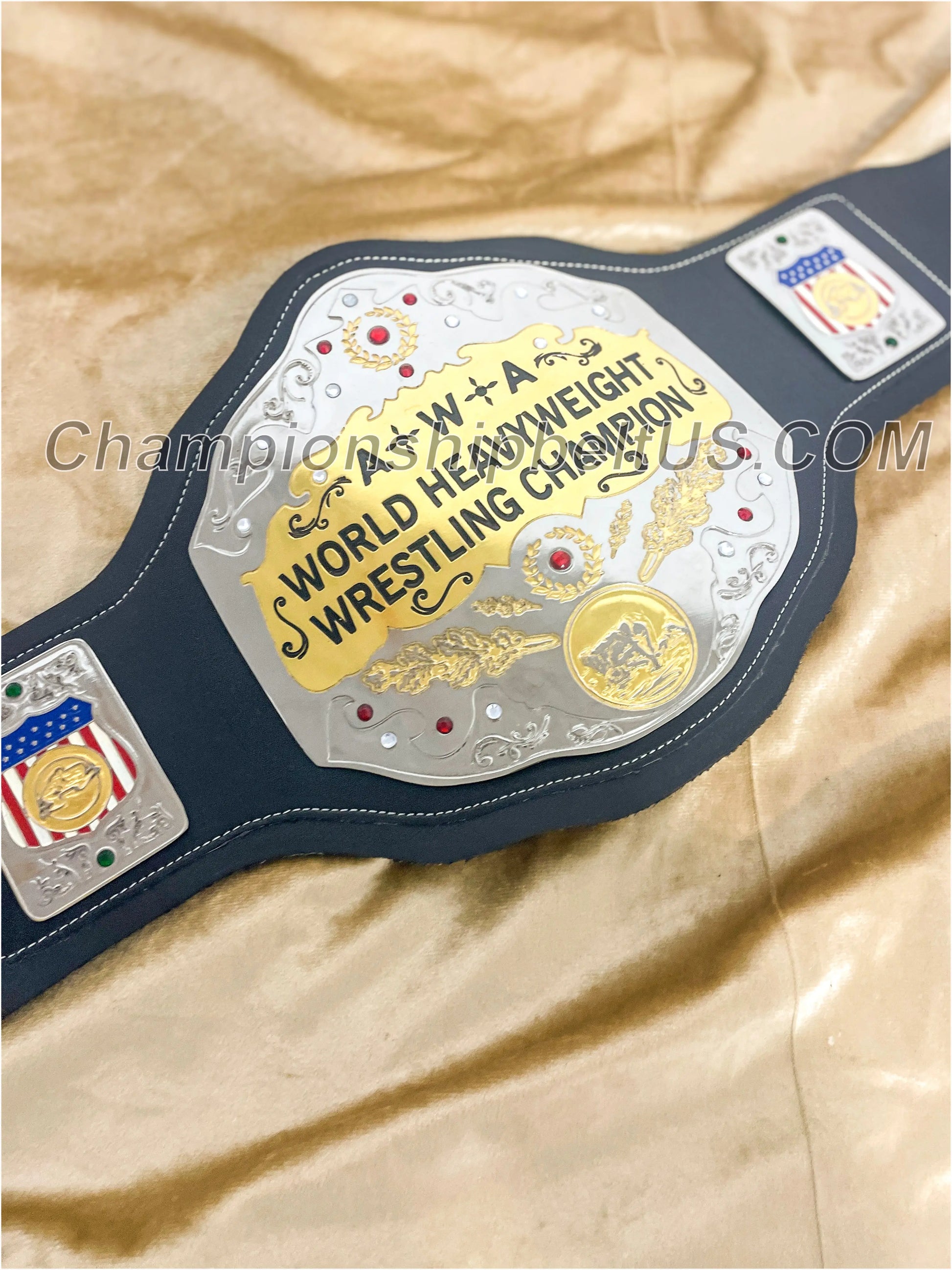 AWA World Heavyweight Wrestling Championship Replica Title Belt