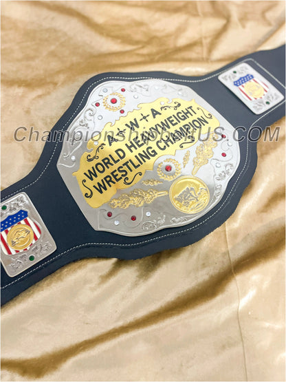 AWA World Heavyweight Wrestling Championship Replica Title Belt