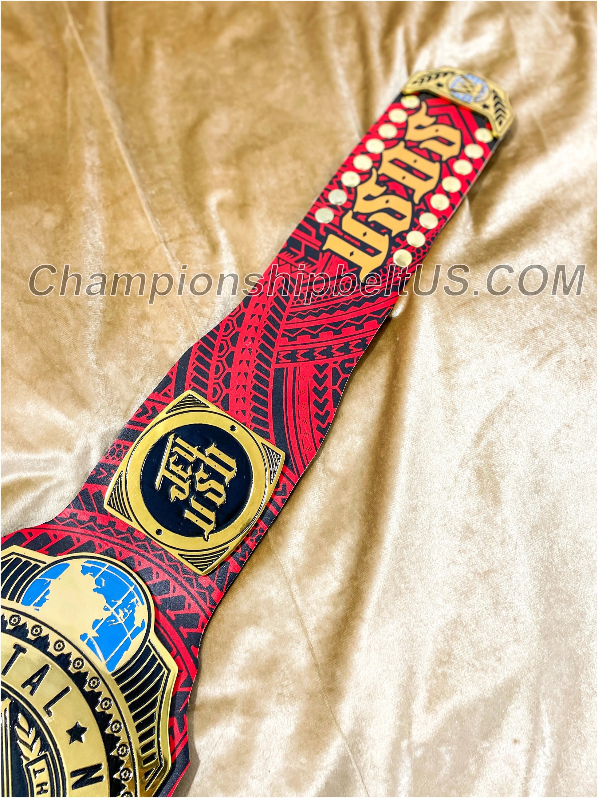 Jay Uso WWE Intercontinental Championship Replica Title Belt