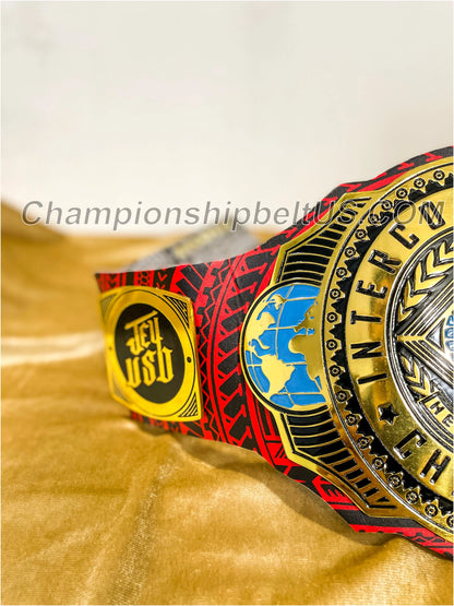 Jay Uso WWE Intercontinental Championship Replica Title Belt