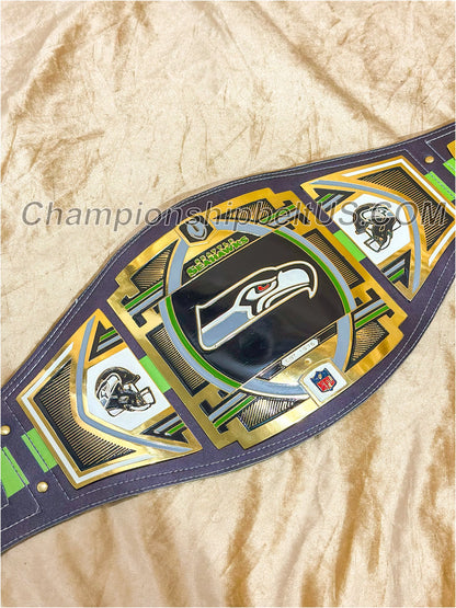 Seattle Seahawks Legacy Replica Wrestling Title Belt