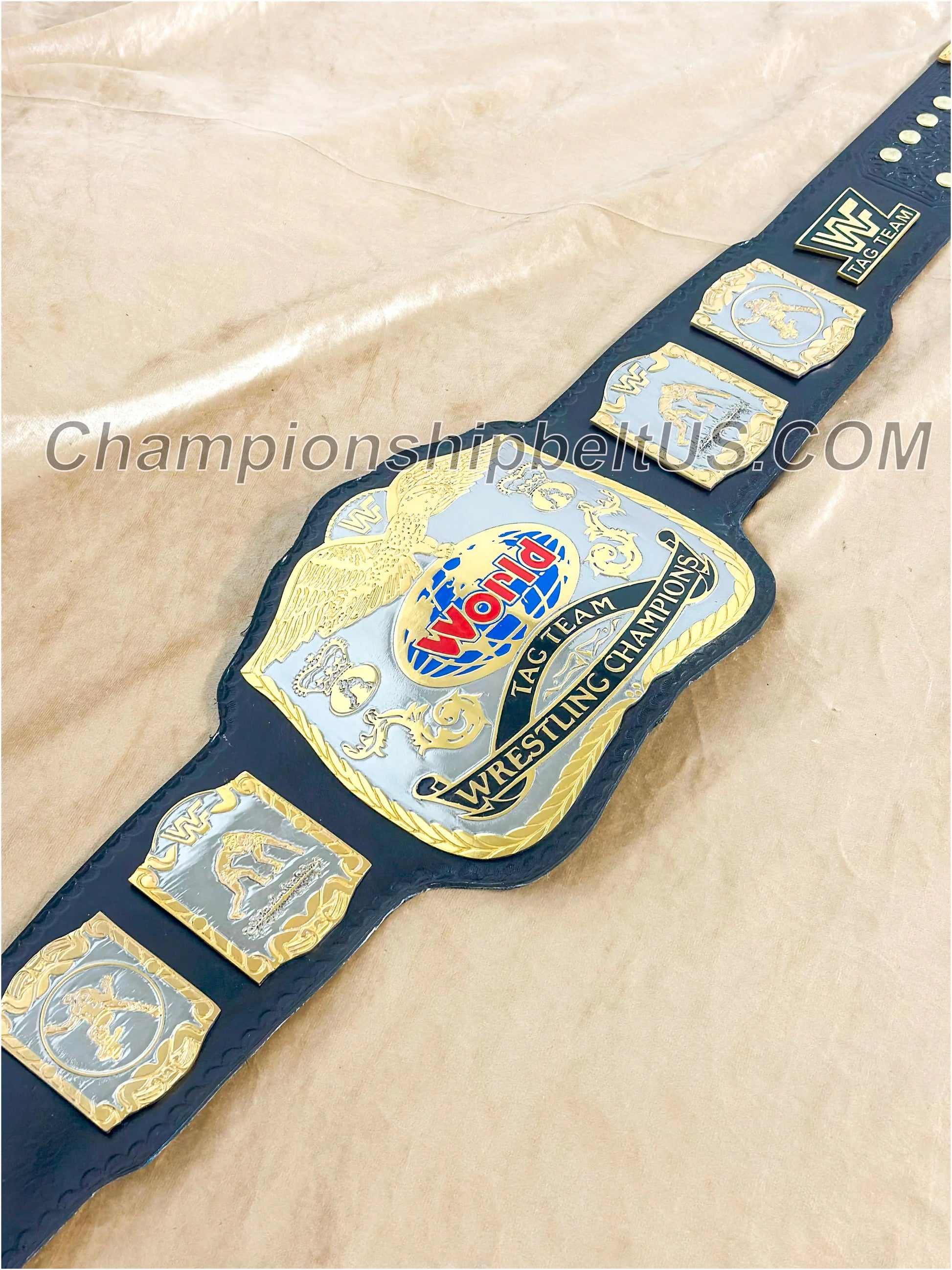World Tag Team Wrestling Champion WWF Replica Title Belt ChampionshipBeltUS