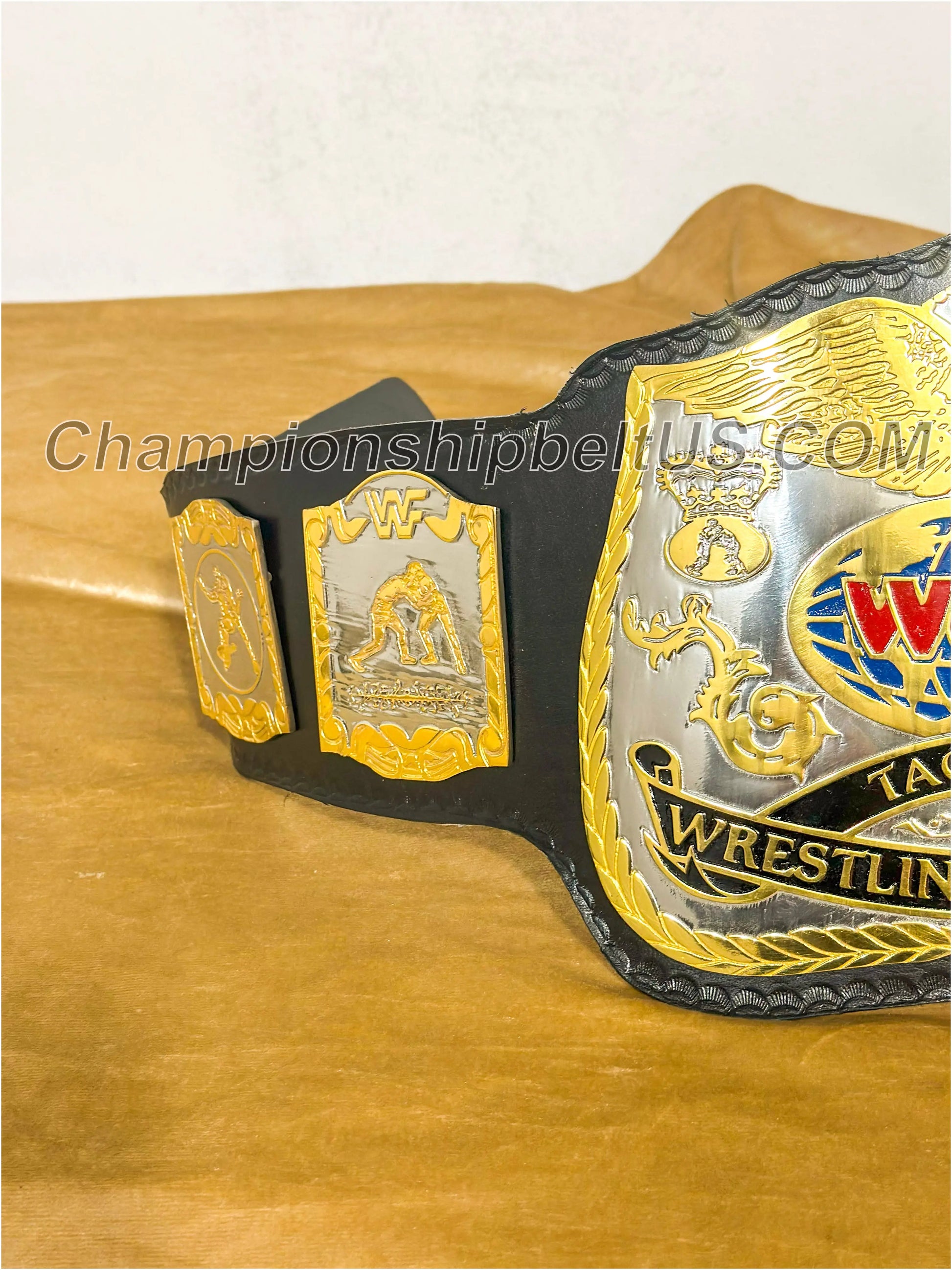 World Tag Team Wrestling Champion WWF Replica Title Belt ChampionshipBeltUS