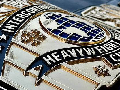 24K GOLD WWF Intercontinental Heavyweight Championship Belt 