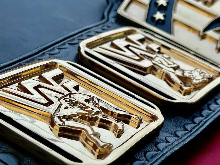24K GOLD WWF Intercontinental Heavyweight Championship Belt 