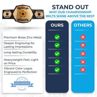 Custom belt Personalized 4lb Heavyweight Wrestling Title Belt