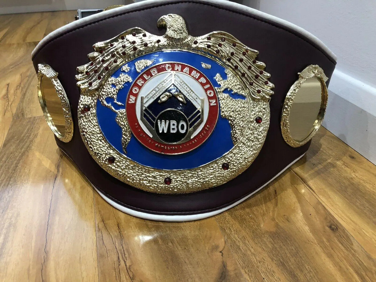 WBO Boxing Heavyweight champions Title Belt ChampionshipBeltUS