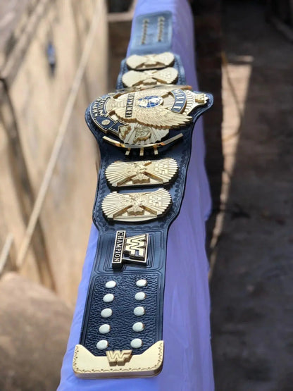 24K GOLD WWF Winged Eagle CNC HD Championship Belt