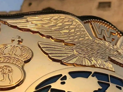 24K GOLD WWF Premium Tag Team CNC Championship Belt