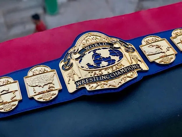 24K Gold NWA Tag Team Heavyweight Championship Belt 