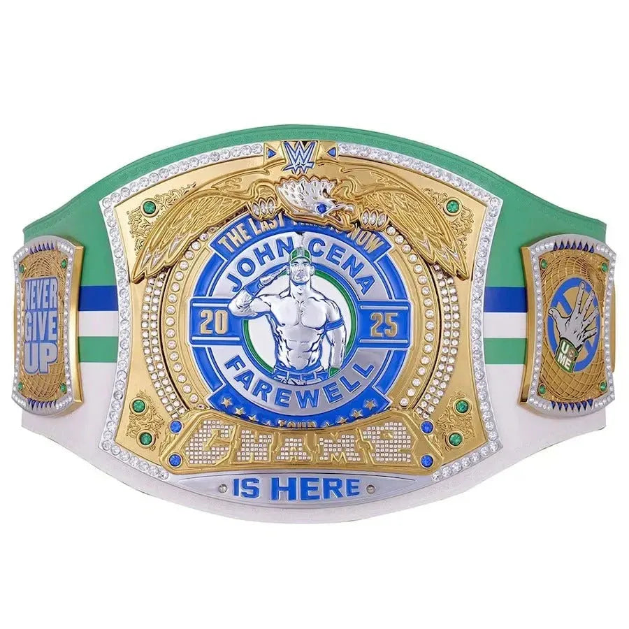 John Cena Farewell Tour 2025 Dallas Belts ChampionshipBeltUS