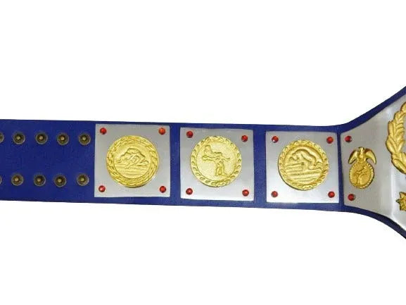 WWWF 82’ Tag Team Championship Old School Trophy Belt Adult Champion ChampionshipBeltUS