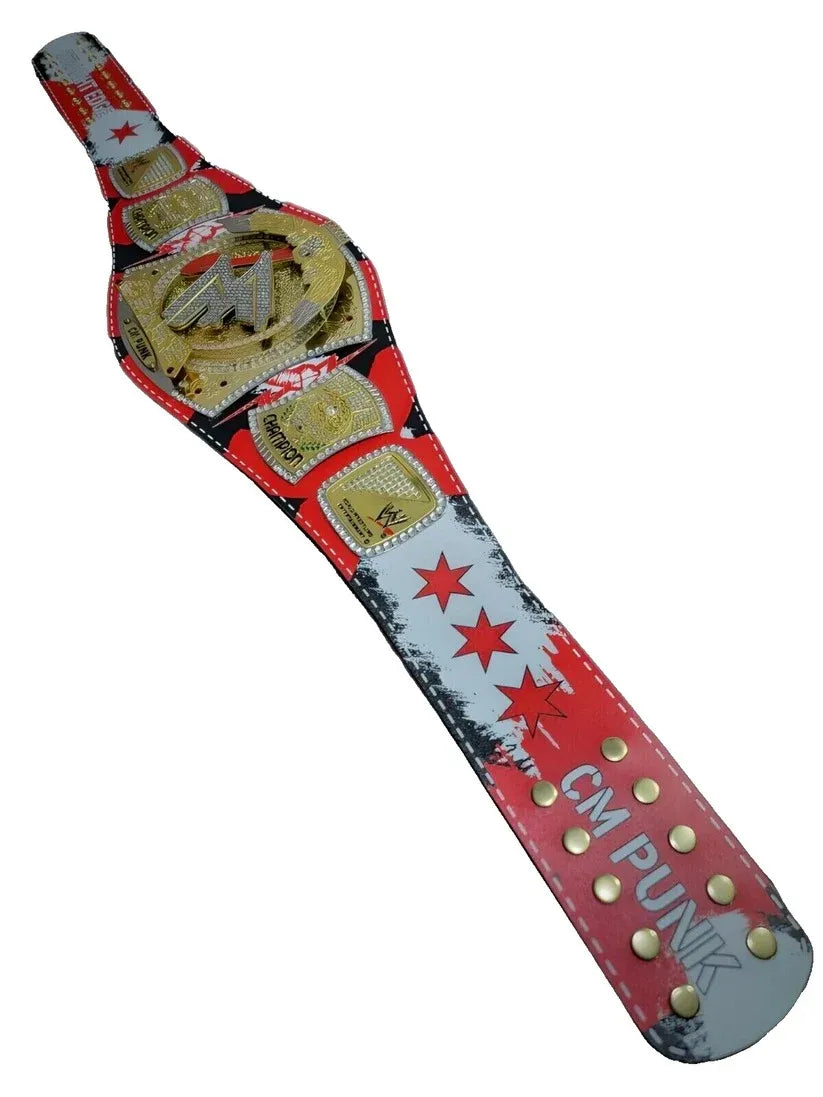 WWE CM Punk Spinner Championship Title Belt ChampionshipBeltUS