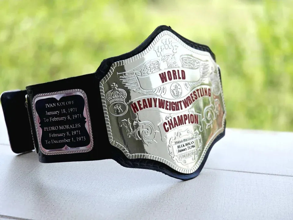 Hogan 84 Championship Belt Nickel Plated...!!! ChampionshipBeltUS