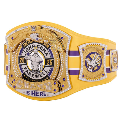 John Cena Farewell Tour 2025 Bakersfield Spinner Championship Replica Title Belt (Copy) ChampionshipBeltUS