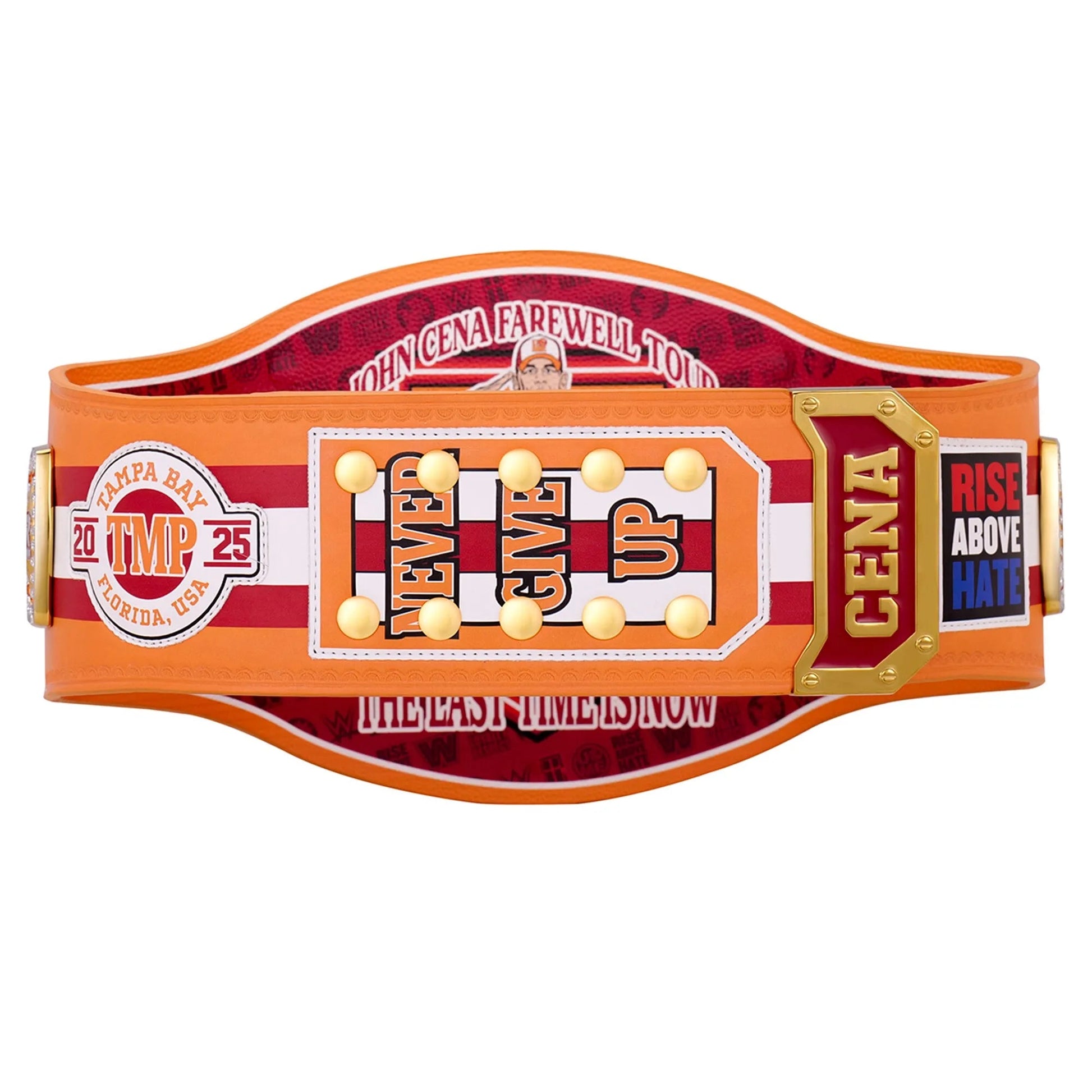 John Cena Farewell Tour 2025 Tampa Spinner Championship Replica Title Belt ChampionshipBeltUS