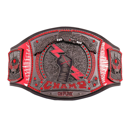 CM Punk Chicago Blackhawks Signature Series Spinner Championship Replica Title Belt ChampionshipBeltUS