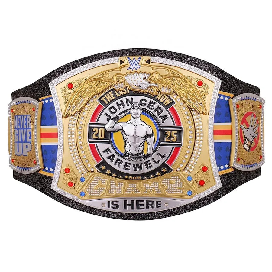 John Cena Farewell Tour 2025 Las Vegas Spinner Championship Replica Title Belt ChampionshipBeltUS