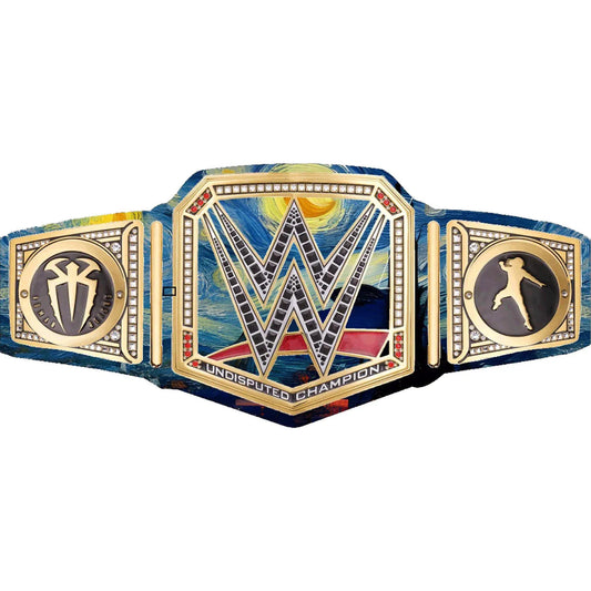 Custom Clash In Paris WWE Roman Reigns Inspired Championship Replica Wrestling Title Belt ChampionshipBeltUS