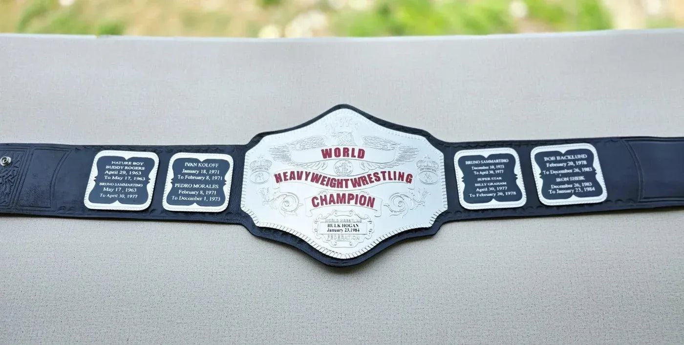 Hogan 84 Championship Belt Nickel Plated...!!! ChampionshipBeltUS