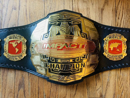 World Heavyweight Championship  Belt – Stacked Plates (TNA)