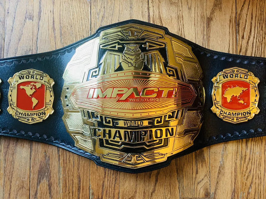 World Heavyweight Championship  Belt – Stacked Plates (TNA)
